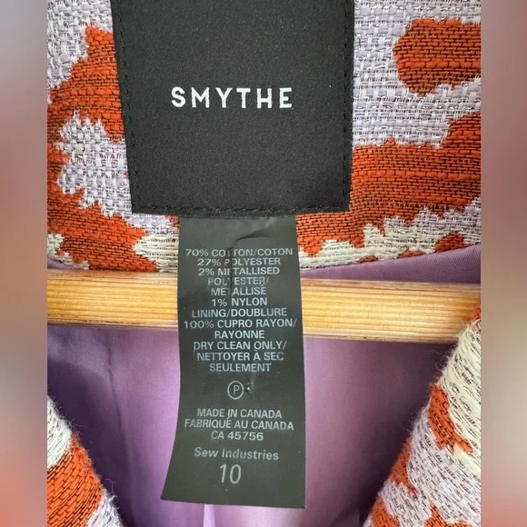 Smythe Red and Cream Patterned Blazer - Picture 2 of 8